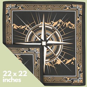 Pañuelos Cuadrados Étnicos de 22 Pulgadas, 100% Algodón, con Estampado Digital por Sublimación, Precio Económico al por Mayor - Product Image 6