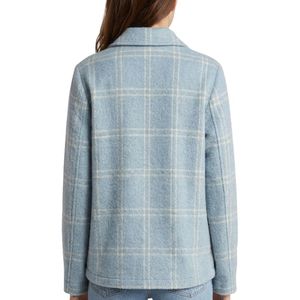 Veste en laine pour femme, coupe décontractée, chaude, coupe-vent, manches longues, bleu ciel, style streetwear, vente chaude - Product Image 2
