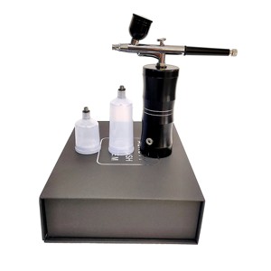 Aérographe professionnel avec buse de 0,3 mm, alimentation par gravité, vitesse réglable, portable, en aluminium, avec godet de 7,0 cc, pour travaux artistiques - Product Image 6
