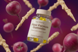 Expendedor estadounidense especializado en la venta de gomitas de fibra de la mejor calidad, con FOS e inulina (de remolacha azucarera), de origen OEM. - Product Image 1
