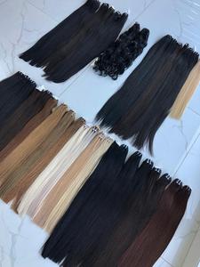 Cheveux humains vierges russes de haute qualité, 1 à 3 ans, double trame machine, couleur personnalisée, vague régulière, non traités, teints, décolorés - Product Image 2