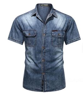 Wholesale <b>Men</b> Denim <b>Shirts</b> Classic Cotton Button Down <b>Shirt</b> Casual Winter Medium Wash Anti-Wrinkle Eco-Friendly Everyday Wear - Product Image 1