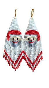 Bijoux de mode Boucles d'oreilles brodées de perles de rocaille d'Inde Boucles d'oreilles multicolores faites à la main pour femmes et filles - Product Image 3