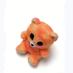 Customized teddy <b>bear</b> plush, big eye <b>bear</b> stuffed animal, orange <b>pink</b> tie dye <b>bear</b>, gradient ombre <b>bear</b> doll, kawaii plush toy - Product Image 3