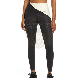 Leggings de yoga de qualité supérieure au design unique, fabrication professionnelle de premier ordre, taille élastique - Product Image 2
