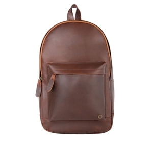 Mochila de Cuero Vacuno Genuino para Hombre, Bolsa de Cuero de Lujo de Alta Calidad, para Uso Diario, Viajes y Actividades al Aire Libre, con Logotipo Personalizado - Product Image 3
