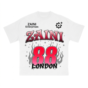 Camiseta Gráfica Negra para Hombre, 240 GSM, 100% Algodón Peinado, Impresión Vintage, Impresión DTF Personalizada, Bordado, OEM, ODM - Product Image 2