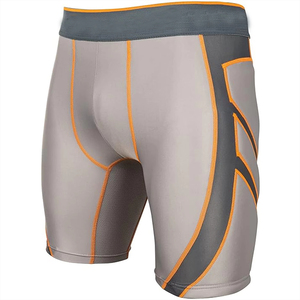 High Quality <b>Men</b> Compression <b>Shorts</b> with High Waist 100% Cotton Breathable Stretch Fabric Perfect for Gym Workout and Training - Product Image 1