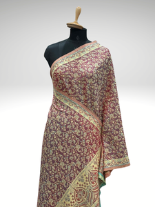 Safaa Factory Direct Viscose Jacquard Weaving Abaya Fabric - Luxury Ethnic Jamawar Pattern Modest Wear Garment Material - Product Image 2