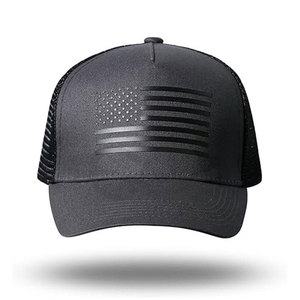 Wholesale Manufacturer 5-Panel Mesh Trucker Caps Casual Plain Solid Color Adjustable Breathable <b>Summer</b> Sports Caps For Adults - Product Image 1