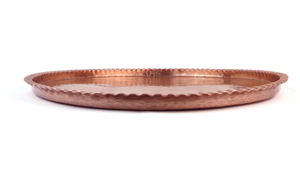 Traditional Pure <b>Copper</b> Plate for Dining <b>Table</b> Hand Hammered <b>Copper</b> Thali Set Piece <b>Copper</b> Dinnerware for Healthy Eating & Yoga - Product Image 6