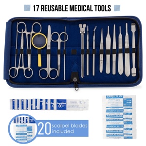 Kit de limpieza para estudiantes de medicina, kit de instrumentos quirúrgicos, kit de dissección médica, bajo precio, CE ISO por UAMED - Product Image 3