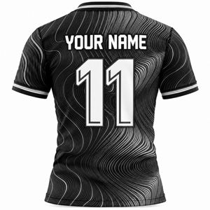 เสื้อฟุตบอลทีมแบบกำหนดเอง เสื้อฟุตบอลสั่งทำพิเศษ แห้งเร็ว ระบายอากาศได้ดี ชุดกีฬา ชุดทีมสโมสร ผู้ผลิต OEM - Product Image 3