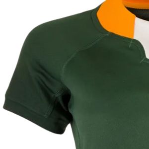 Green Boys Breathable Rugby Jersey Short Sleeve Team Uniform Sports <b>Shirt</b> Waterproof Quick Dry Match Training Wear Athletic - Product Image 3