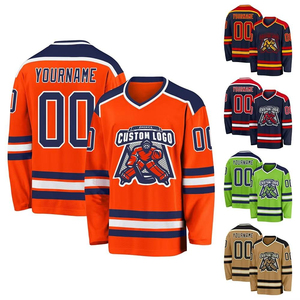 Maillot de hockey sur glace personnalisé, vêtements d'équipe sublimés avec logo, nom, numéro, tissu respirant, durable, uniforme de jeu performant - Product Image 5