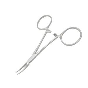 Pinzas Curvas Halsted para Mosquitos de 12.5cm, Sin Dientes, Fabricadas Profesionalmente, Instrumentos Quirúrgicos Manuales de Acero Inoxidable - Product Image 5