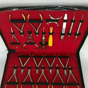 Kit Premium de 18 Piezas de Alicates de Ortodoncia Dental, Acero Inoxidable TC, Juego de Instrumentos Quirúrgicos Básicos para Doblar y Cortar Alambres Dentales - Product Image 4