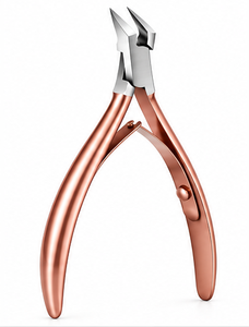 Coupe-cuticules professionnel en acier inoxydable doré, coupe-ongles de précision, coupe-peaux mortes, outils de pédicure et de manucure, logo personnalisé - Product Image 5