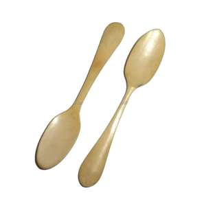 ช้อนเขาสัตว์แบบเรียบง่ายเป็นมิตรกับสิ่งแวดล้อมสำหรับงานปาร์ตี้ ของตกแต่งบ้าน อุปกรณ์ทำอาหาร-นำกลับมาใช้ใหม่ได้และทนทาน - Product Image 1