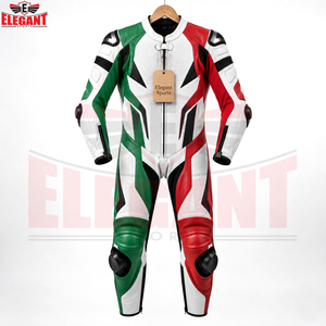 Service OEM ODM, fabrication sur mesure, prix de gros, combinaison en cuir pour moto à protection intégrale, équipement de course pour moto - Product Image 2