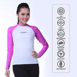 Women Rash Guard Comfortable Fit UV Safe <b>Swim</b> Surf Wear - Product Image 2