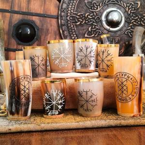 Vaso Artesanal de Cuerno de Vaca, Copa de Cuerno de Búfalo, Jarra Vikinga de Cuerno de Buey para Regalo Personalizado al Mejor Precio - Product Image 1