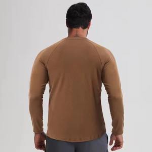 T-shirts de sport pour hommes à manches longues, coupe classique, séchage rapide, respirants, pour l'entraînement, la remise en forme et la course à pied - Product Image 4