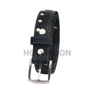 Cinturón de Cuero de Diseño Personalizado del Fabricante, Cinturón de Cuero Genuino de Alta Calidad para Hombre con Hebilla - Product Image 4
