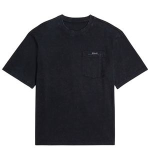 <b>Mens</b> <b>Black</b> Pocket T <b>Shirt</b> Short Sleeve Crew Neck Casual Regular Fit Front Chest Pocket Wholesale Basic Everyday Clothing - Product Image 3