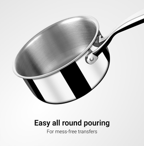 หม้อซอสสแตนเลสสามชั้น |   หม้อชาไข่มุกพร้อมฝาปิด รับผลิตตามสั่ง ขายส่ง - Product Image 1