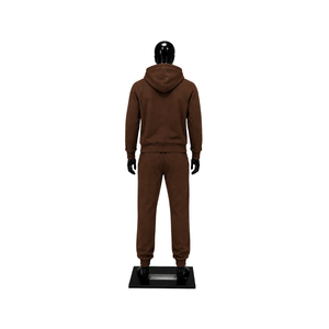 Conjunto Deportivo para Hombre Color Marrón, Sudadera con Cremallera Completa y Pantalones Jogger, Ropa Deportiva Casual de Dos Piezas, Venta al Por Mayor OEM - Product Image 2