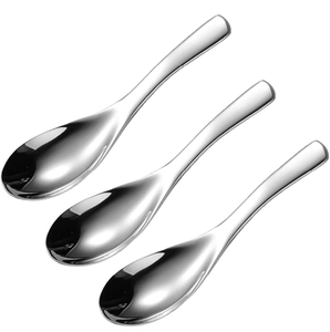 2 cuillères à soupe en acier inoxydable, artisanat de haute qualité, cuillères à soupe en acier inoxydable pour le dîner - Product Image 2