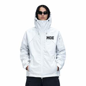 Manteau imperméable OEM pour homme, veste de pluie décontractée brodée pour sports de plein air, combinaison d'escalade recyclée, veste matelassée pour homme - Product Image 1