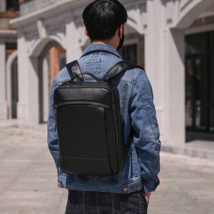Luxury Full Grain Leather <b>Backpack</b> Men Vintage Travel <b>Laptop</b> <b>Bag</b> Custom Waterproof Outdoor Rucksack <b>Bag</b> LBK-0106 - Product Image 6