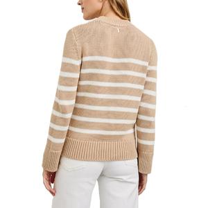 Vêtements pour femmes, vêtements d'hiver épais, haut à rayures, pull à manches longues en tricot, fabriqué au Bangladesh - Product Image 5