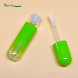 Wholesale Empty Cute Lip Gloss Tubes Glossy Lid PET Plastic Bottle Transparent Custom Logo Sambound Model 7172 Surface Printed - Product Image 3
