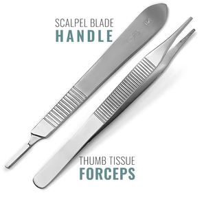 Complete Surgical Suture <b>Practice</b> Kit Curved Suture <b>Pad</b> Manual Stainless Steel Scissors Forceps Tools Minor Surgery CE certified - Product Image 4