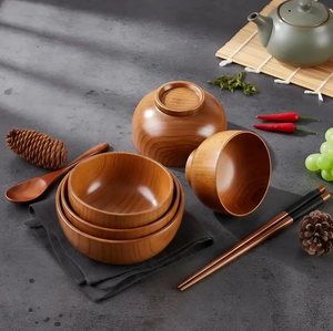 ชามไม้พุทรา-ซุปสไตล์ญี่ปุ่นและชามสลัด - Product Image 5