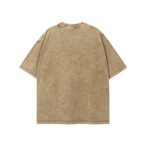 Camiseta Oversize de Última Moda con Diseño Acid Wash, Camiseta Oversize Acid Wash Estilo Hip Hop, Camiseta de Algodón 100% de Alto Gramaje - Product Image 6
