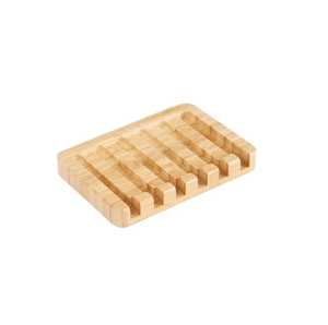Porte-savon moderne en béton, à fentes, rectangulaire, auto-drainant, pour comptoir, plateau économiseur de savon, accessoires de salle de bain - Product Image 4