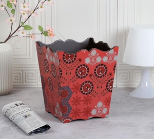 Elegant Natural Wood organizer <b>storage</b> Built-In Rectangular Eco-Friendly High Standard Quality Printed Pattern for Waste Outdoor - Product Image 1