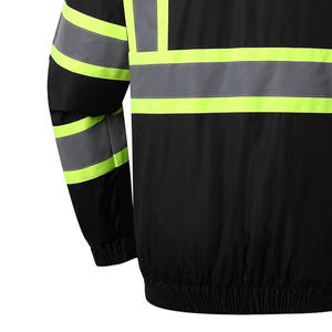 Chaqueta de Trabajo Unisex Reflectante, Transpirable, de Alta Visibilidad, Antiarrugas, de Poliéster, con Logotipo Personalizado y Serigrafía - Product Image 6