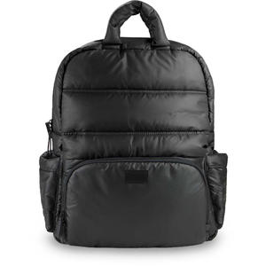 Mochila para portátil negra, acolchada, resistente al agua, informal, para viajes y uso diario. - Product Image 5