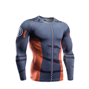 Rashguard personnalisé respirant à manches longues avec logo, sublimé, coupe compressive pour l'entraînement et la gym, vêtement de sport actif - Product Image 6