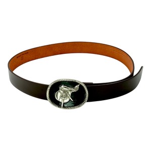 Ceinture en daim avec boucle imitation antique pour femmes et hommes, ceinture de luxe en cuir véritable avec boucle de selle, style européen - Product Image 5