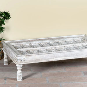 Mesa de Centro Moderna de Lujo, Extensible, Convertible, Plegable, Decorativa, Hecha a Mano, de Madera Sólida, para Sala de Estar, Oficina, Hogar - Product Image 1