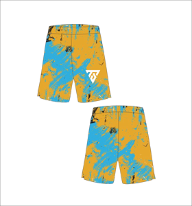 Shorts de Baño para Hombre con Estampado Tie Dye, Cintura Elástica, Secado Rápido, Casuales, 100% Poliéster - Product Image 1