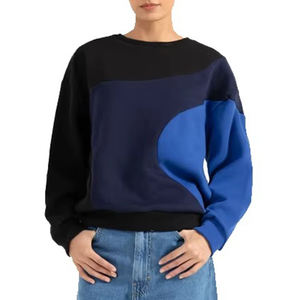 Nouvelle Arrivée Hiver Respirant Écologique Grande Taille Polaire Col Rond Coton Logo Personnalisé Imprimé Sweat-shirt Femme Vente en Ligne - Product Image 5