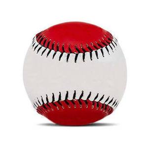 WARPRO INDUSTRY Red Baseball with White Stitching Solid Pattern Durable Left-handed Training <b>Ball</b> 9 Inch Outdoor Sports - Product Image 4