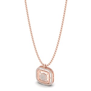 REYES Lujosos Collares con Colgante de Moissanita Certificada GRA en Oro Sólido de 14K para Mujer, Precio de Fábrica, Joyería Fina Chapada en Rodio - Product Image 2